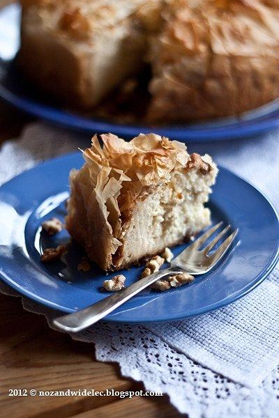 Sernik baklava z nutą pomarańczy i cynamonu