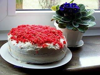 Czerwony tort velvet - przepis na ciasto red velvet