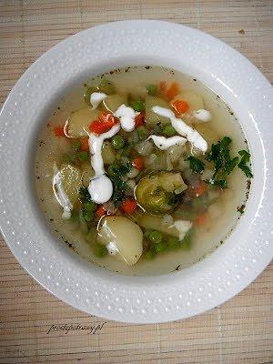 Zupa jarzynowa klasyczna z mrożonek
