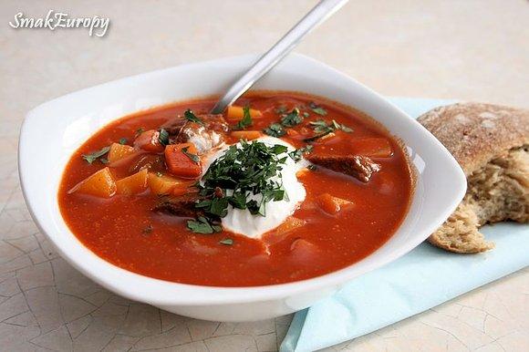 Gulyásleves - zupa gulaszowa najlepsza na świecie