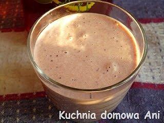 Smoothie z truskawkami z kompotu
