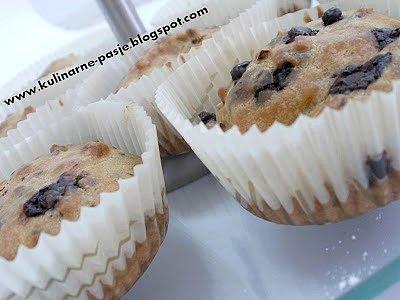 Waniliowe muffinki z czekoladą