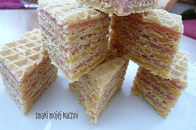 Wafle z galaretką wg Anuli
