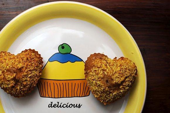 Bananowo-waniliowe muffiny z kaszą manną