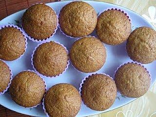 Pomarańczowe muffinki na imieniny dziecięce