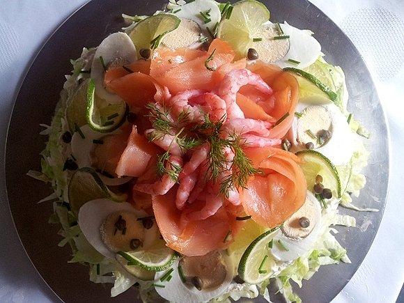Szwedzki tort kanapkowy