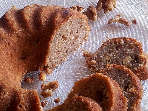 Ciasto bananowe z białą czekoladą