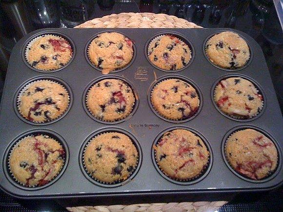 Muffiny z owocami szybkie i łatwe do zrobienia