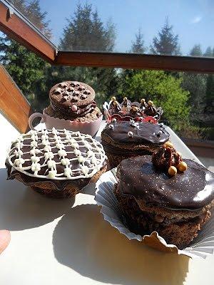 Muffinki czekoladowe