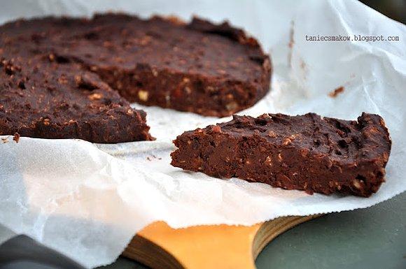 Brownie z czerwonej fasoli i bananów
