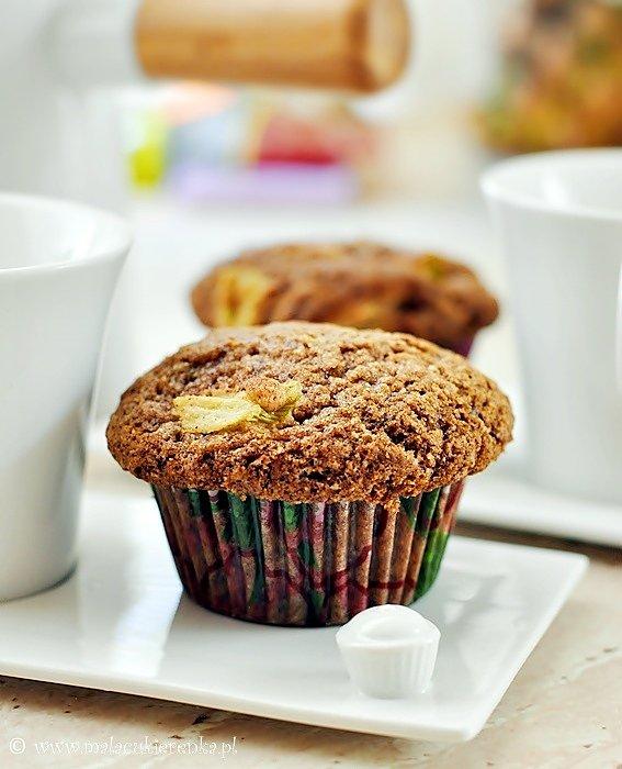 Muffiny z rabarbarem