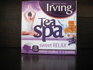 Irving herbata rooibos z L-teaniną rozluźniająca i relaksująca