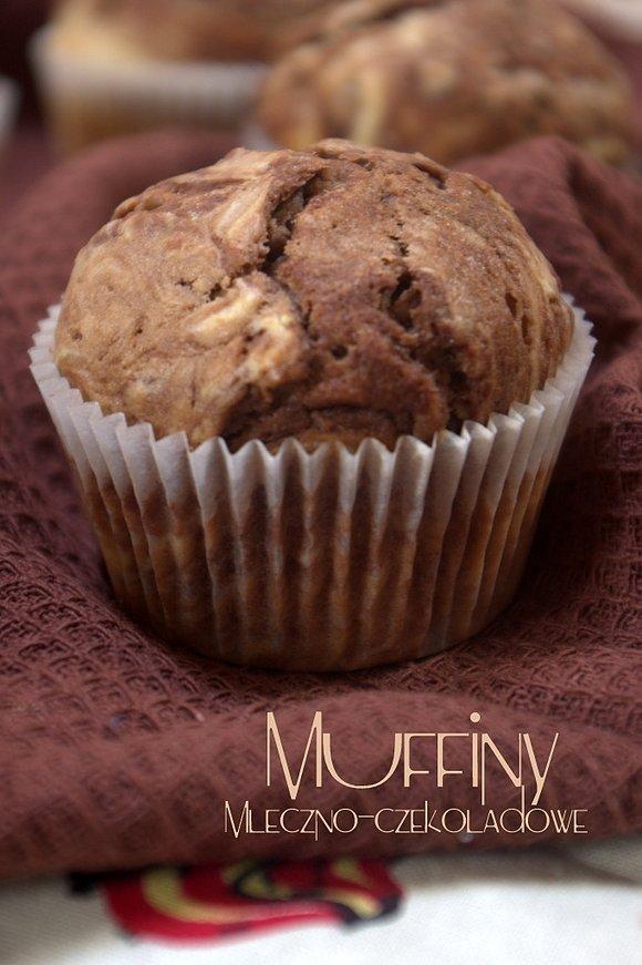 Mleczno-czekoladowe muffiny