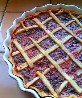 Tarta z botwinką i serem
