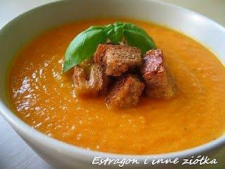 Krem marchewkowo-imbirowy z nutą pomarańczy