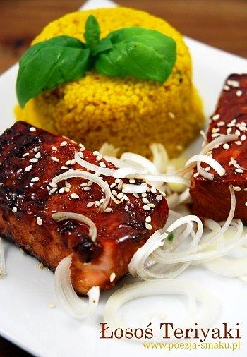 Łosoś Teriyaki z aromatycznym kuskusem