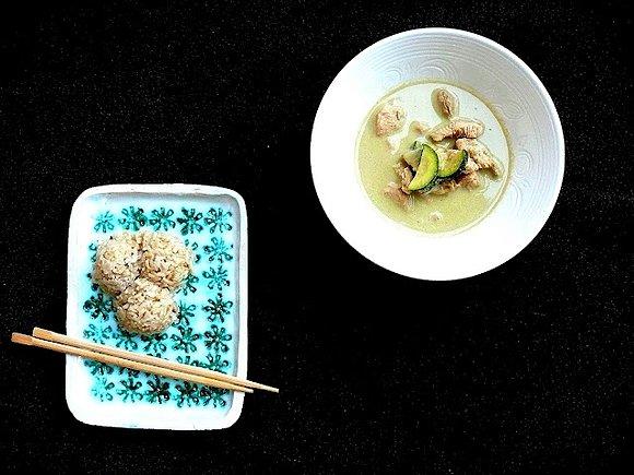 Green Curry z indykiem