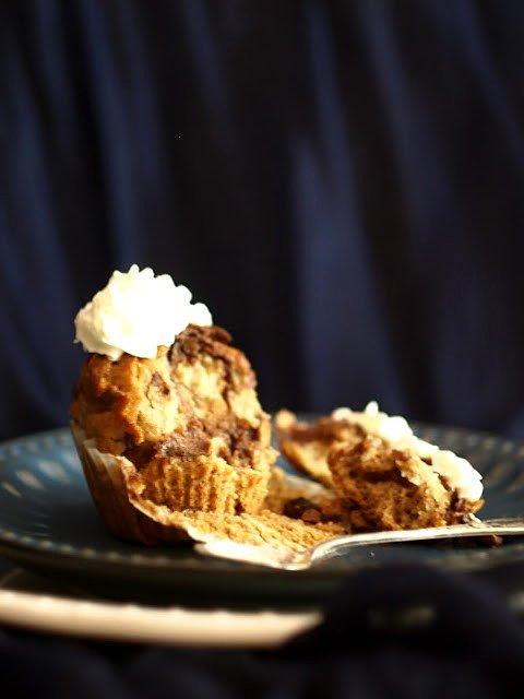Muffiny czekoladowo-bananowe