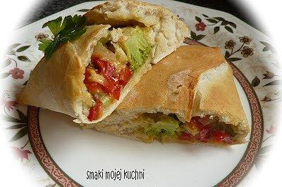 Calzone z brokułami