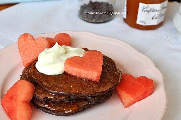 Czekoladowe pancakes