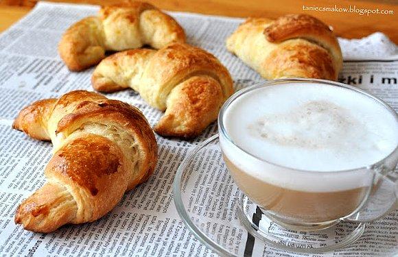 Croissanty z czekoladą