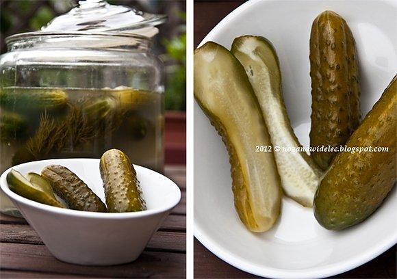 Smaki lata: ogórki małosolne i kabaczek