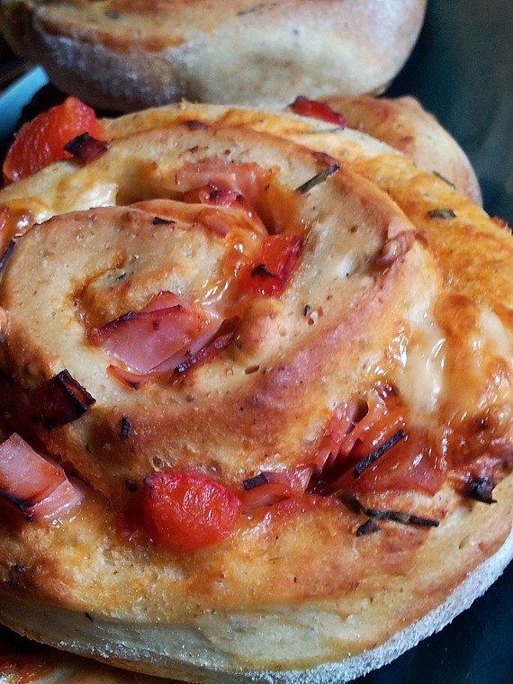 Zielone bułeczki ala pizza czyli pizza rolls