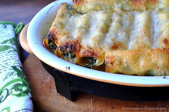 Cannelloni ze szpinakiem i serem