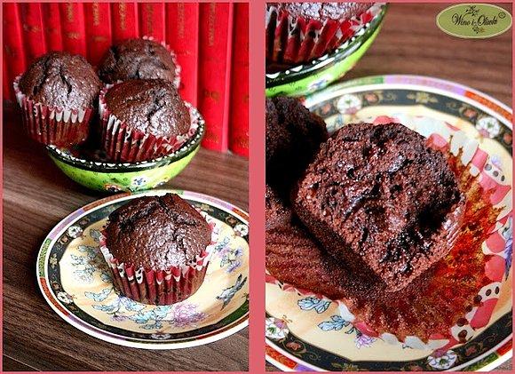 Muffinki podwójnie czekoladowe