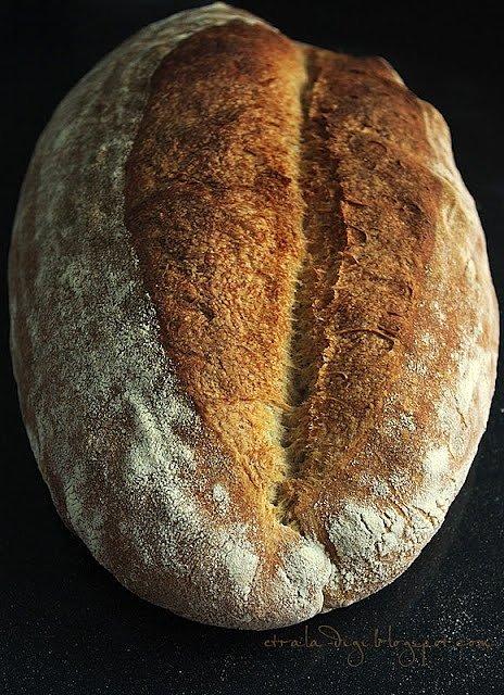 Pain au levain metoda fendu - chleb na zakwasie pszennym