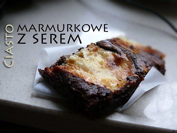 Ciasto marmurkowe z serem