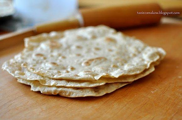 Tortille pełnoziarniste domowe