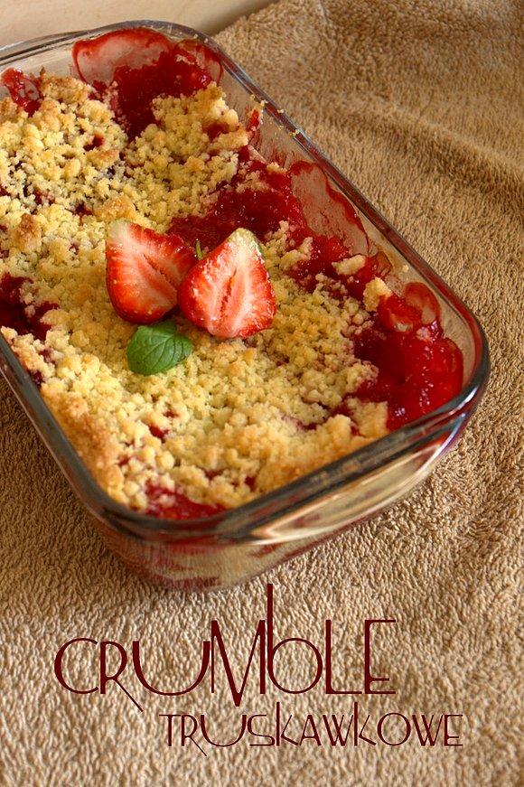 Crumble truskawkowe