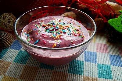 Lody bananowo jagodowe pychotka