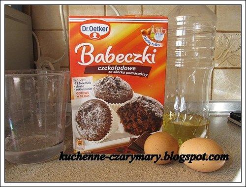Babeczki czekoladowe ze skórką pomarańczy