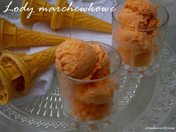 Lody marchewkowe
