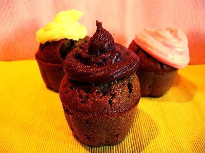 Kawowe muffinki z budyniem