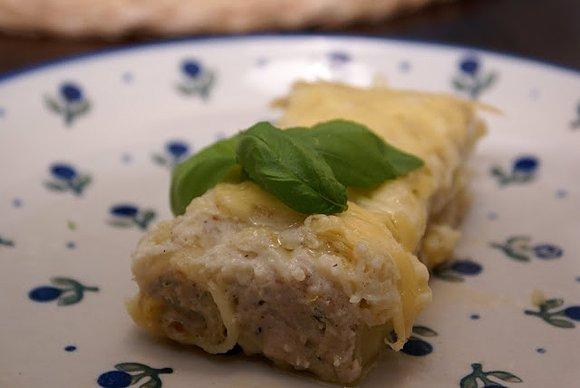 Cannelloni z kurczakiem i cukinią