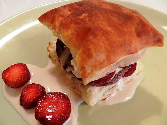 Truskawki z sosem mascarpone