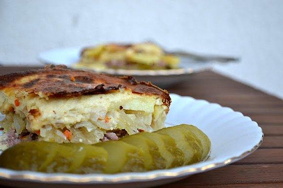 Zapiekanka ziemniaczana z mięsem