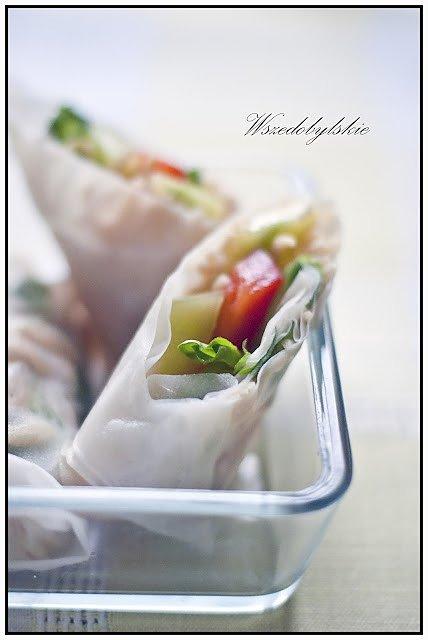 Spring rollsy - moja wersja