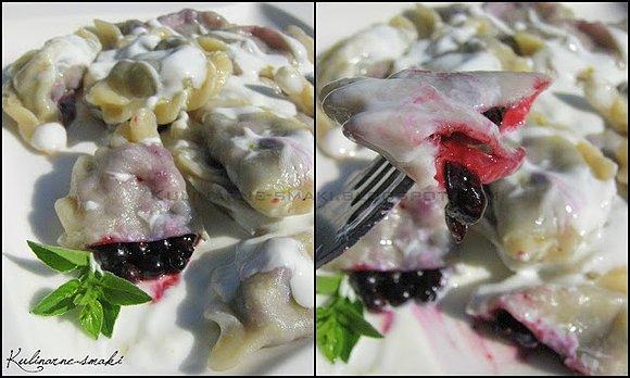 Pierogi z jagodami