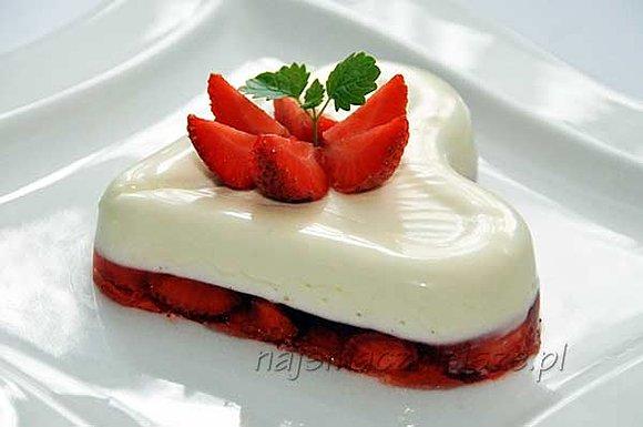 Panna Cotta z truskawkami