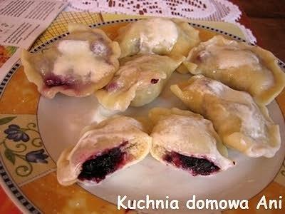 Pierogi z borówkami