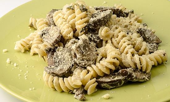 Fusilli z portobello i funghi