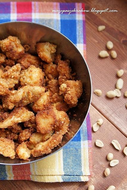 Nuggetsy w orzechowo-kukurydzianej panierce