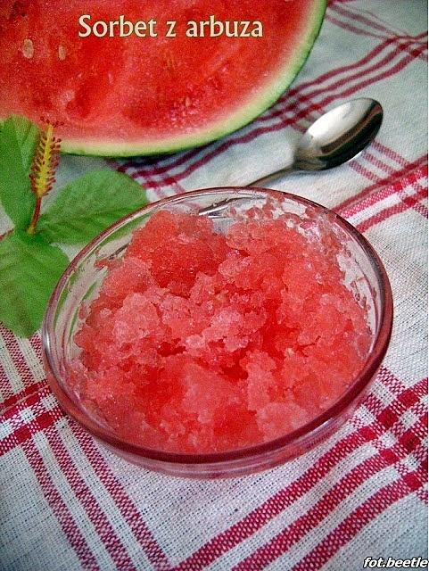 Sorbet z arbuza