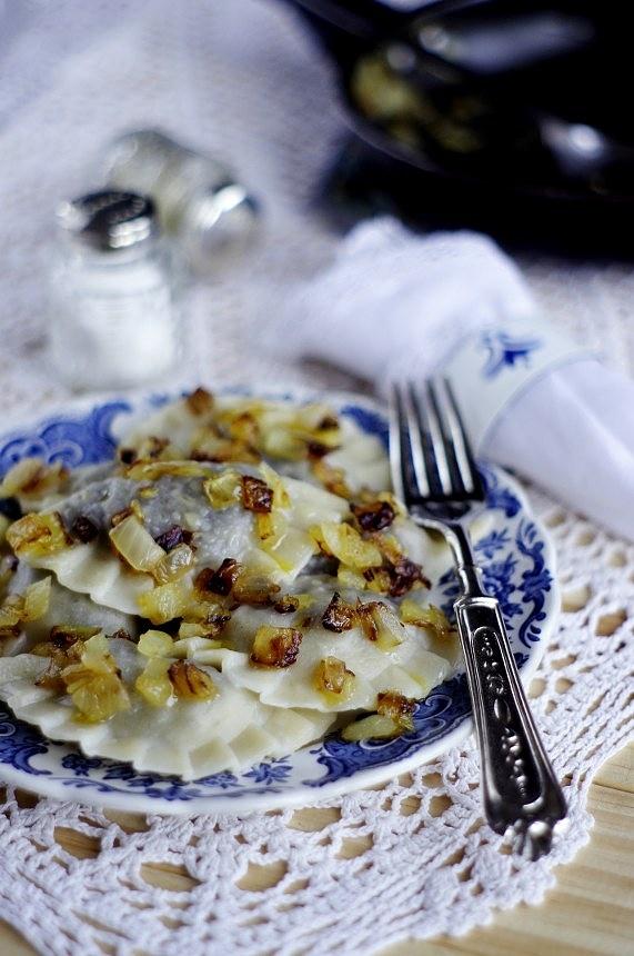 Pierogi z kaszanką