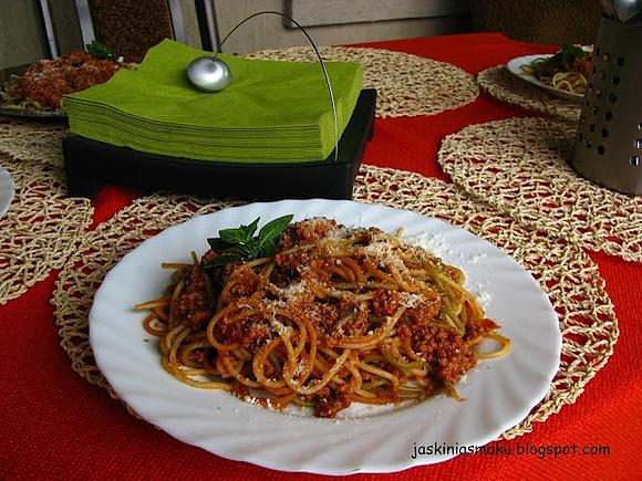 Spaghetti pomidorowe