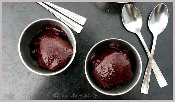 Sorbet bananowo-jagodowy